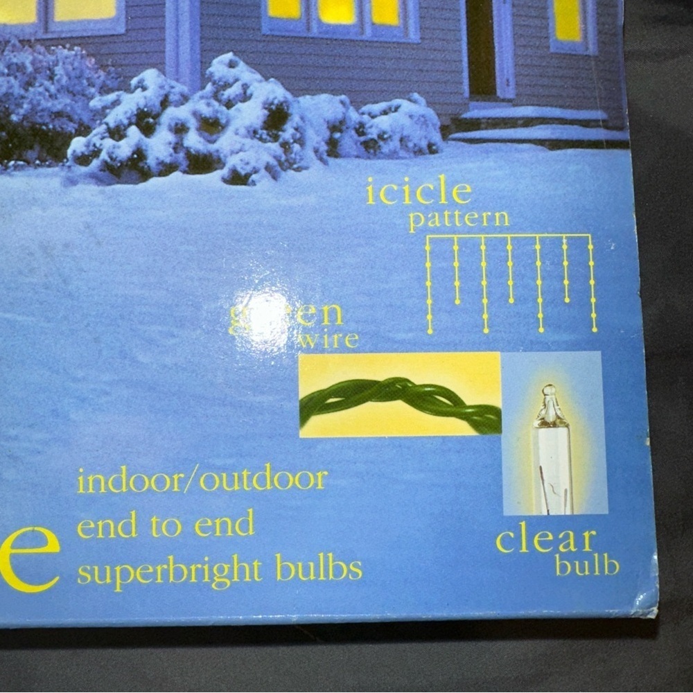 300 Mini Icicle Style Indoor Outdoor String Lights Christmas New Year Winter - Picture 4 of 5